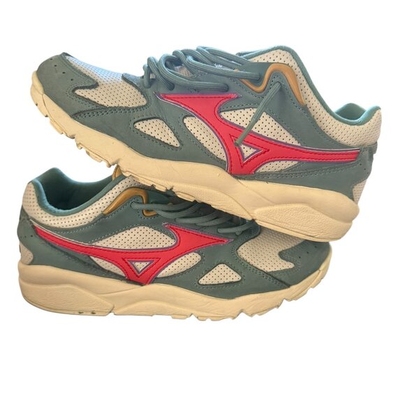 Patta x Mizuno Sky Medal Ivory Red Green Size 8.5 US D1GD211902 main image 9